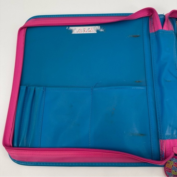 Vintage Y2K Lisa Frank Candy Cherrie Girl Zip Binder Trapper Keeper - Picture 3 of 7
